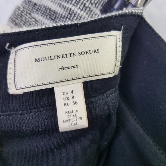 Anthropologie Moulinette Soeurs Erine Mini Skirt Women’s 4 Fringe Sequin Lined - Picture 6 of 13